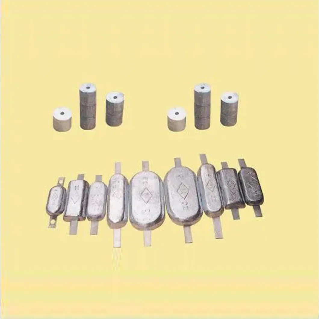 Zinc Aluminum Magnesium Alloy Galvanic Ship Hull Sacrificial Anodes